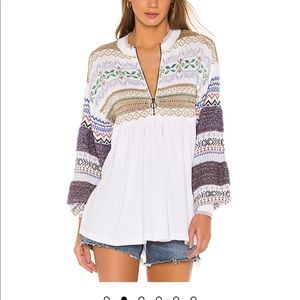 FREE PEOPLE Cozy cottage sweater in lilac